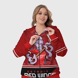 Женский 3D-костюм Detroit Red Wings, цвет: 3D-красный — фото 2