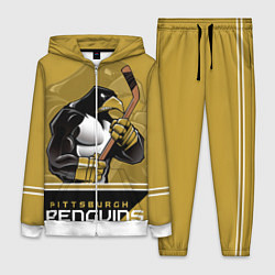 Женский 3D-костюм Pittsburgh Penguins, цвет: 3D-белый