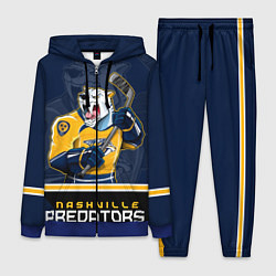 Женский 3D-костюм Nashville Predators, цвет: 3D-синий