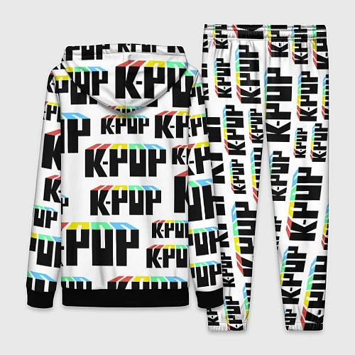 Женский костюм K-pop Pattern / 3D-Черный – фото 2