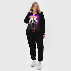 Женский 3D-костюм Panda Cosmonaut, цвет: 3D-черный — фото 2