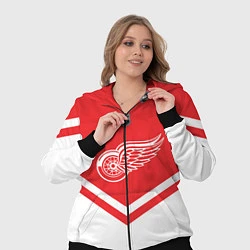 Женский 3D-костюм NHL: Detroit Red Wings, цвет: 3D-черный — фото 2