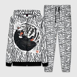 Женский 3D-костюм Yin Yang Tigers, цвет: 3D-черный