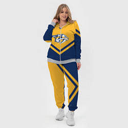 Женский 3D-костюм NHL: Nashville Predators, цвет: 3D-меланж — фото 2