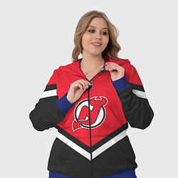 Женский 3D-костюм NHL: New Jersey Devils, цвет: 3D-синий — фото 2