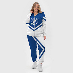 Женский 3D-костюм NHL: Tampa Bay Lightning, цвет: 3D-белый — фото 2