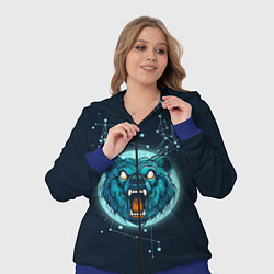 Женский 3D-костюм Космический медведь, цвет: 3D-синий — фото 2