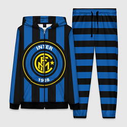 Женский 3D-костюм Inter FC 1908, цвет: 3D-черный