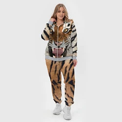 Женский 3D-костюм Свирепый тигр, цвет: 3D-меланж — фото 2