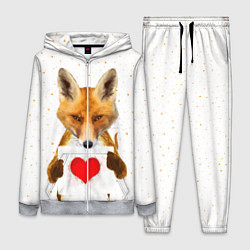 Женский 3D-костюм Влюбленная лиса, цвет: 3D-меланж