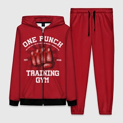 Женский 3D-костюм One Punch Gym, цвет: 3D-черный