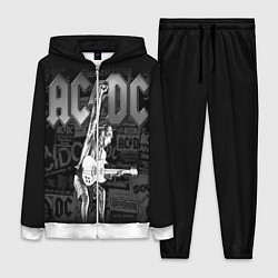 Женский 3D-костюм AC/DC: Rock You, цвет: 3D-белый