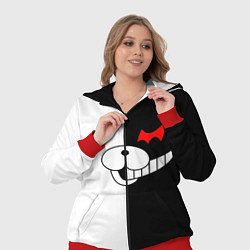 Женский 3D-костюм Monokuma, цвет: 3D-красный — фото 2