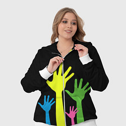 Женский 3D-костюм Руки вверх!, цвет: 3D-белый — фото 2