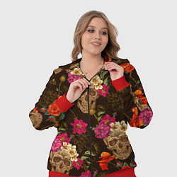 Женский 3D-костюм Черепа, цвет: 3D-красный — фото 2