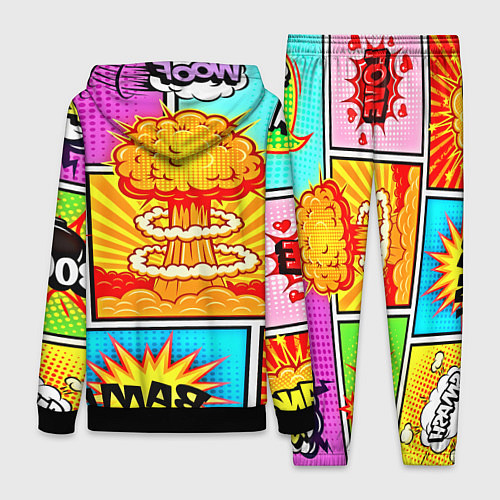 Женский костюм Pop Art / 3D-Черный – фото 2