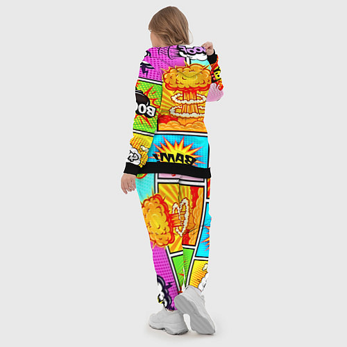 Женский костюм Pop Art / 3D-Черный – фото 5