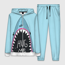 Женский 3D-костюм Shark: Hug me, цвет: 3D-белый