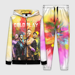 Женский 3D-костюм Coldplay, цвет: 3D-черный