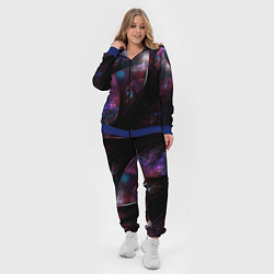 Женский 3D-костюм Фантастическая Абстракция, цвет: 3D-синий — фото 2