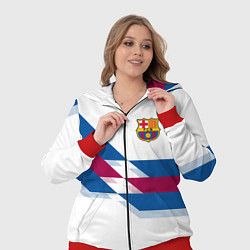 Женский 3D-костюм FC Barcelona, цвет: 3D-красный — фото 2