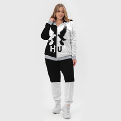 Женский 3D-костюм HU: Black & White, цвет: 3D-меланж — фото 2
