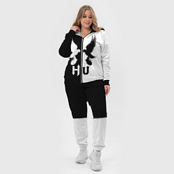 Женский 3D-костюм HU: Black & White, цвет: 3D-черный — фото 2