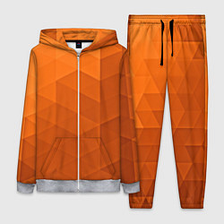 Женский 3D-костюм Orange abstraction, цвет: 3D-меланж