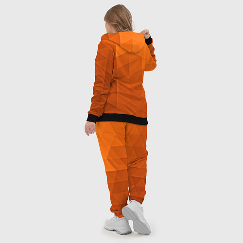 Женский костюм Orange abstraction / 3D-Черный – фото 5