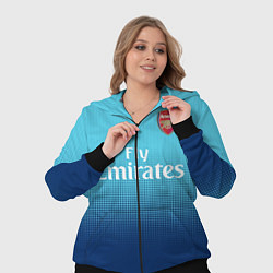Женский 3D-костюм Arsenal FC: Blue Away 17/18, цвет: 3D-черный — фото 2