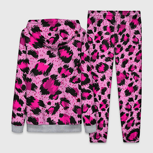 Женский костюм Розовый леопард / 3D-Меланж – фото 2