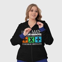 Женский 3D-костюм Ed Sheeran: I hate math, цвет: 3D-синий — фото 2