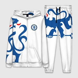 Женский 3D-костюм FC Chelsea: White Lion, цвет: 3D-белый