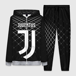 Женский 3D-костюм FC Juventus: Black Lines, цвет: 3D-меланж