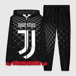 Женский 3D-костюм FC Juventus: Black Lines, цвет: 3D-красный