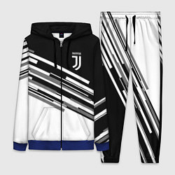 Женский 3D-костюм FC Juventus: B&W Line, цвет: 3D-синий