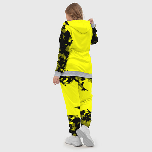 Женский костюм FC Borussia Dortmund: Yellow & Black / 3D-Меланж – фото 5