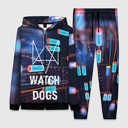Женский 3D-костюм Watch Dogs, цвет: 3D-черный