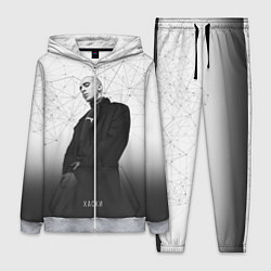 Женский 3D-костюм Хаски: Геометрия, цвет: 3D-меланж