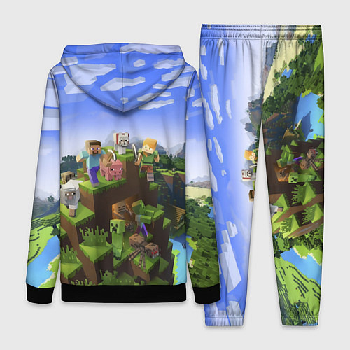 Женский костюм Майнкрафт: Алексей / 3D-Черный – фото 2