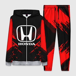 Женский 3D-костюм Honda: Red Anger, цвет: 3D-меланж
