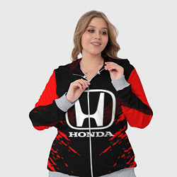 Женский 3D-костюм Honda: Red Anger, цвет: 3D-меланж — фото 2