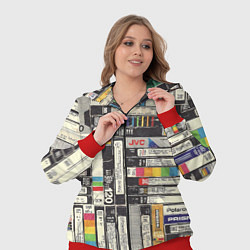 Женский 3D-костюм VHS-кассеты, цвет: 3D-красный — фото 2