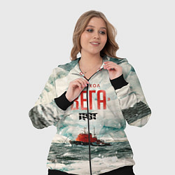 Женский 3D-костюм Грот: Ледокол Вега, цвет: 3D-черный — фото 2