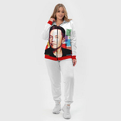 Женский 3D-костюм Илон Маск, цвет: 3D-красный — фото 2