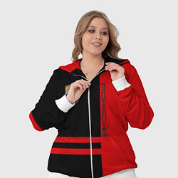 Женский 3D-костюм Porsche: Red Sport, цвет: 3D-белый — фото 2