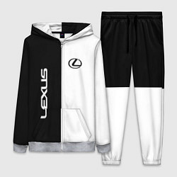 Женский 3D-костюм Lexus: Black & White, цвет: 3D-меланж