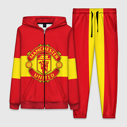 Женский 3D-костюм FC Man United: Red Style, цвет: 3D-красный