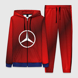 Женский 3D-костюм Mercedes: Red Carbon, цвет: 3D-синий