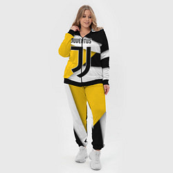Женский 3D-костюм FC Juventus, цвет: 3D-черный — фото 2